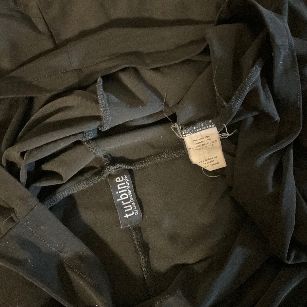 Great black tunic by Turbine…size medium and made in Canada